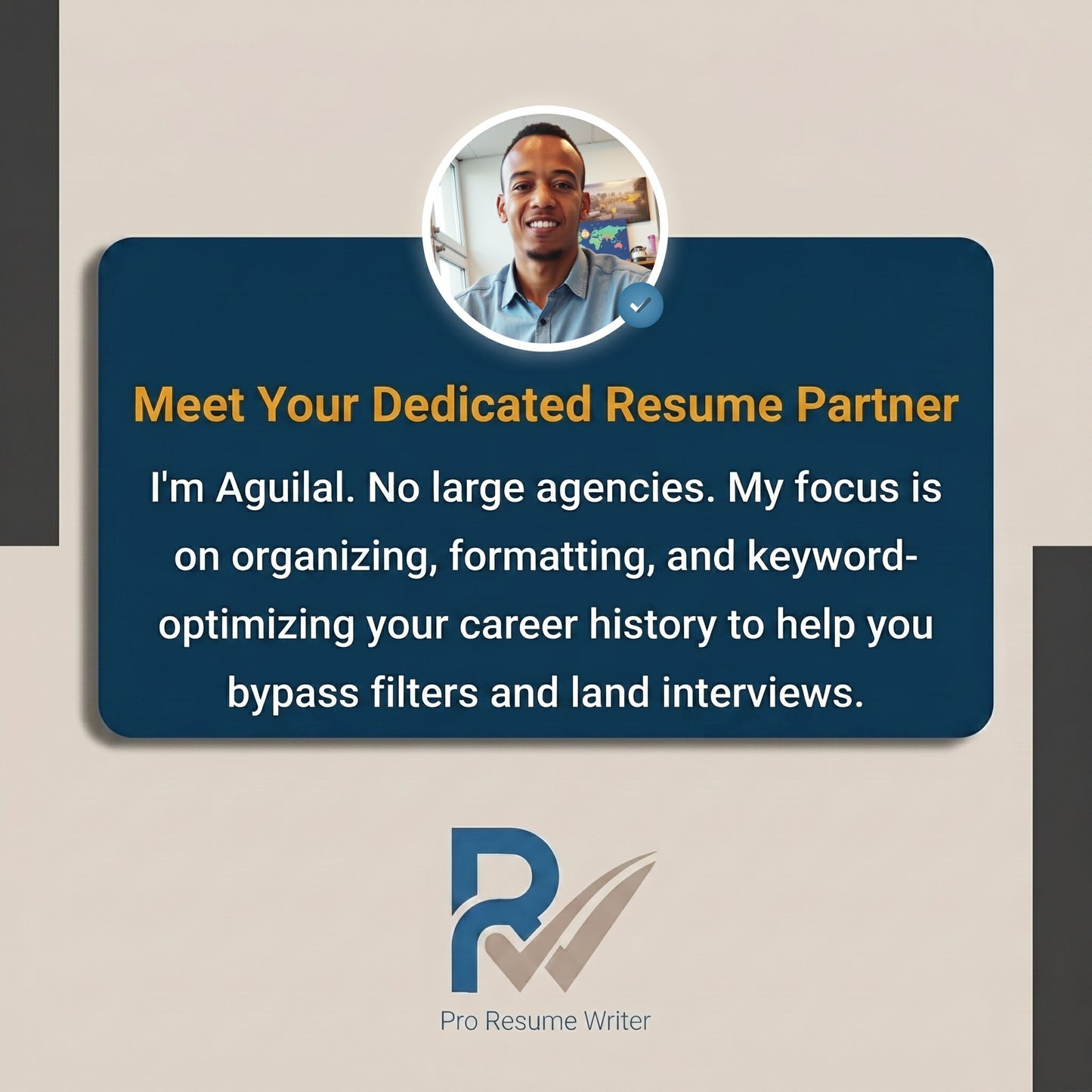 Professional Resume Writing Service: ATS-Friendly Resume, 24-Hour Rush, Expert CV Writer, Minimalist Modern Layout