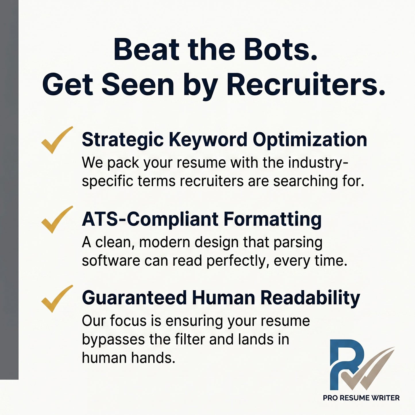Expert Resume & Cover Letter Writing + LinkedIn Optimization Service: ATS-Friendly Writing, CV Writer, 48-Hour Rush