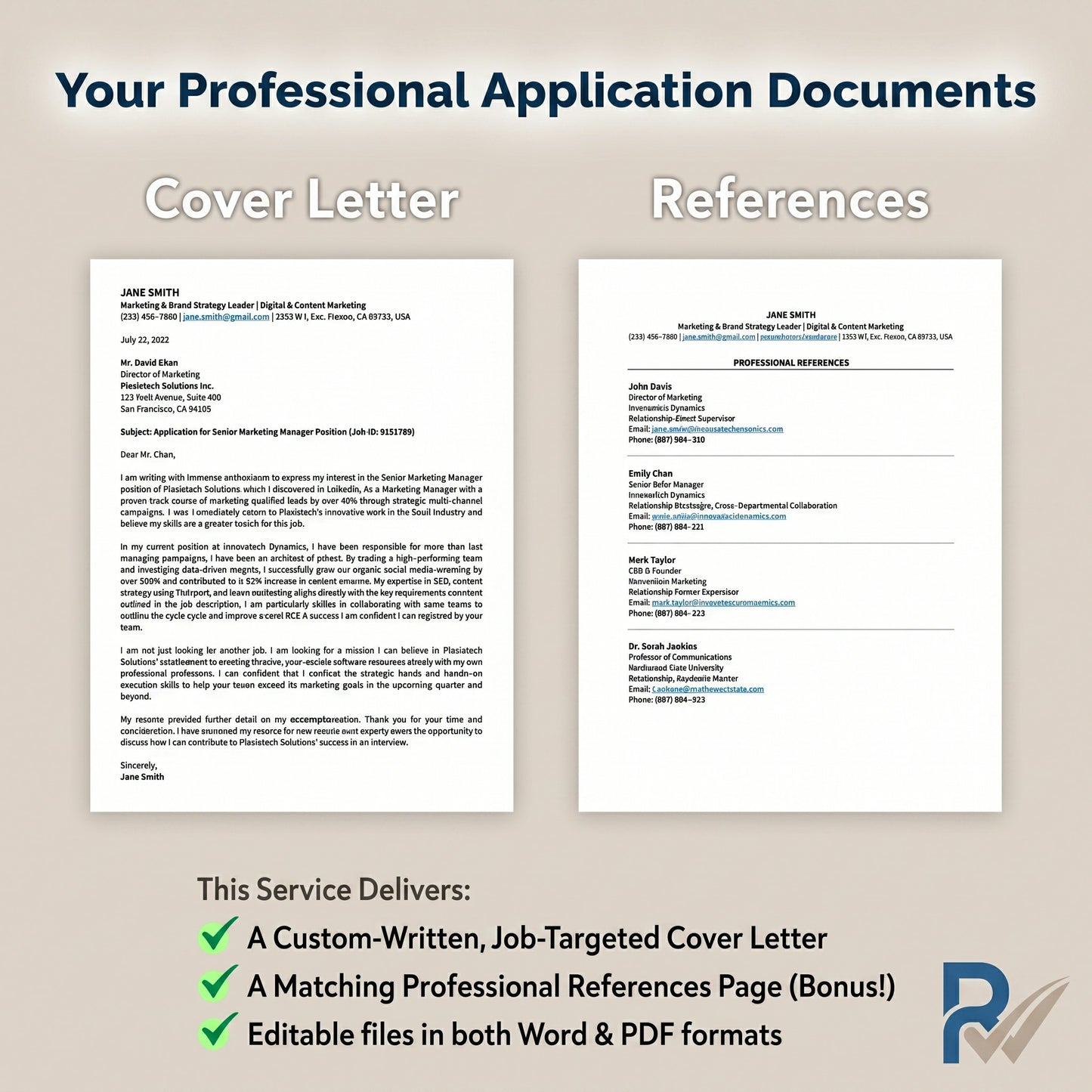 Custom Cover Letter Writing Service | 12-Hour Rush Delivery